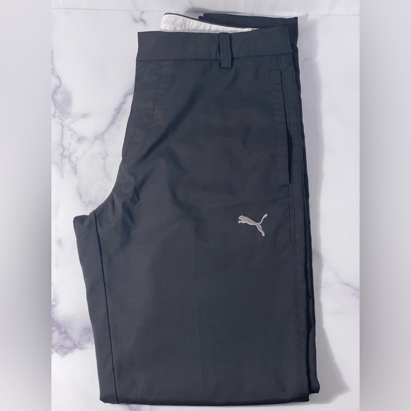 Puma Black Golf Pants W32 L32 - Picture 3 of 10